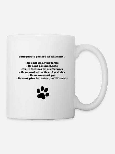 Amour des Animaux - Mug blanc - blanc