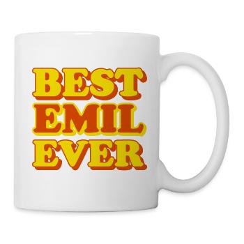 Emil Prénom Drôle de cadeau - Mug blanc - blanc - Droite