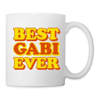 Gabi Vorname lustiges Geschenk - Tasse - Weiß - Rechts
