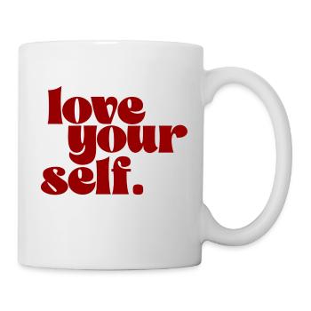 Love your self - Mug blanc - blanc - Droite