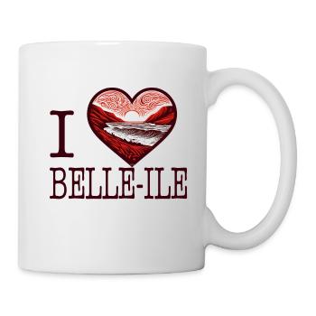 I Love Belle-Ile en Mer - Mug - white - Right