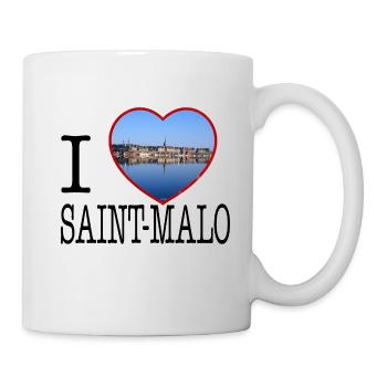 I Love Saint-Malo Photo - Mug - white - Right