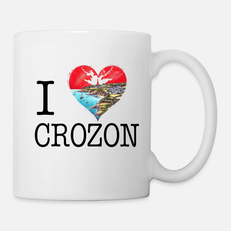 i love crozon - Mug blanc - blanc