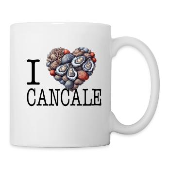 I love Cancale von I Love Bretagne - Tasse - Weiß - Rechts