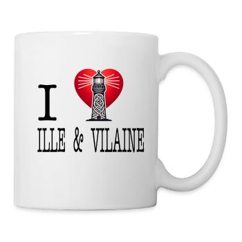 I love ille et vilaine by i love bretagne - Mug - white - Right