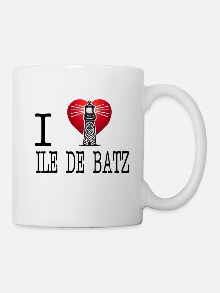 i love ile de Batz by i love bretagne 29 - Mug - white