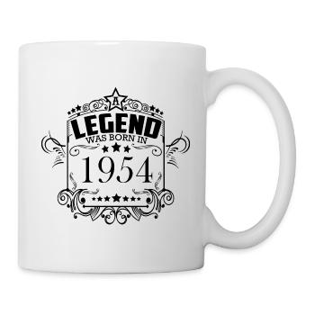 Millésime 1954 Anniversaire Vintage - Mug blanc - blanc - Droite