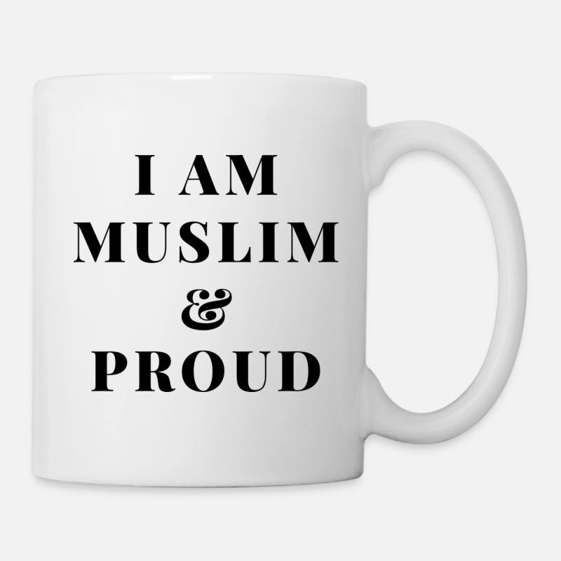 ICH BIN MUSLIM UND STOLZ - Tasse - Weiß