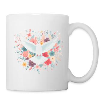 Dove & Flowers - Mug - white - Right