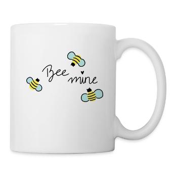 Abeille mine abeille mignonne cadeau amour - Mug blanc - blanc - Droite