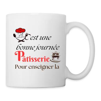 Pâtisserie - Mug blanc - blanc - Droite