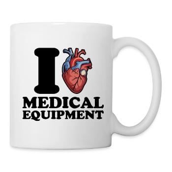 Ich liebe medizinische Geräte - Tasse - Weiß - Rechts