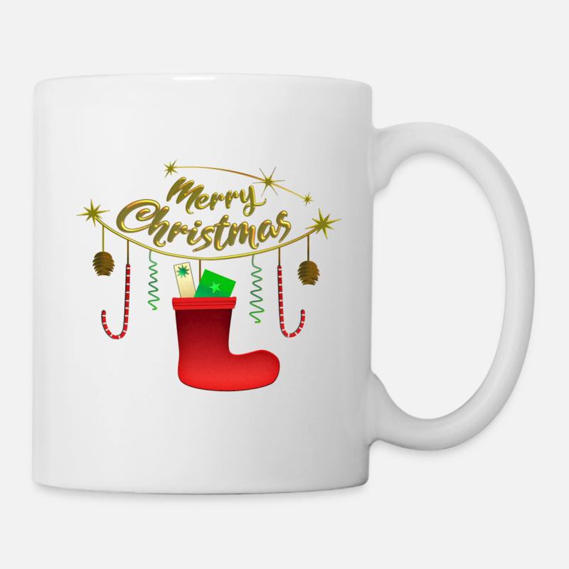 Merry Christmas - Tasse - Weiß