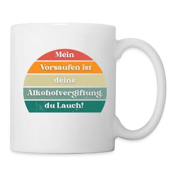 Toast pour la pré-consommation I Fête avant la consommation - Mug blanc - blanc - Droite