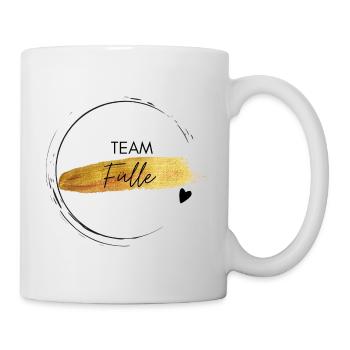 Team Fülle - positives Denken - Affirmationen - Tasse - Weiß - Rechts