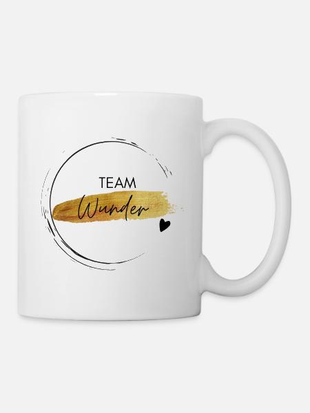 Team Wunder - positives Denken - Tasse - Weiß