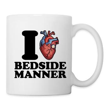 I love the way by the bed - Mug - white - Right