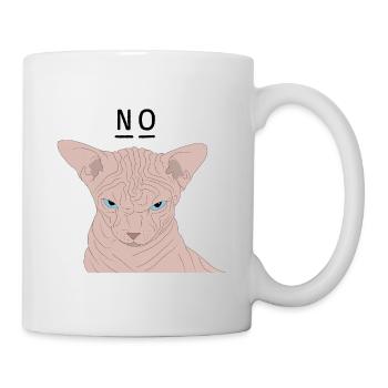 Grumpy sphynx - no - Mug - white - Right