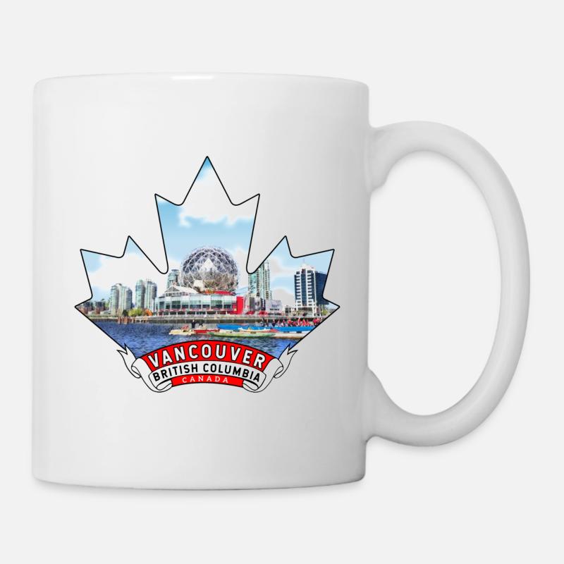 Vancouver, British Columbia, Kanada - Tasse - Weiß