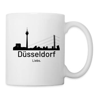 Düsseldorf. Liebs. - Tasse - Weiß - Rechts
