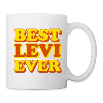 Funny gift with first name Levi - Mug - white - Right