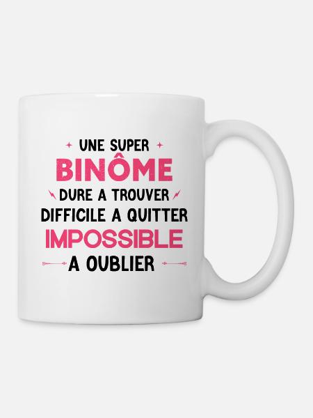 Super binôme - Impossible A Oublier - Mug blanc - blanc