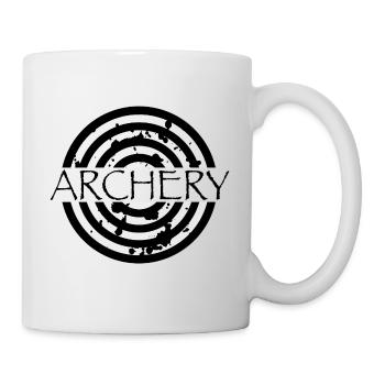 Archery print with target. Archers - Mug - white - Right