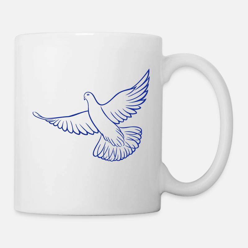 Taube - Tasse - Weiß