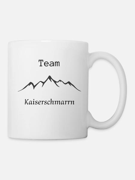 Team Kaiserschmarrn , wandern - Tasse - Weiß