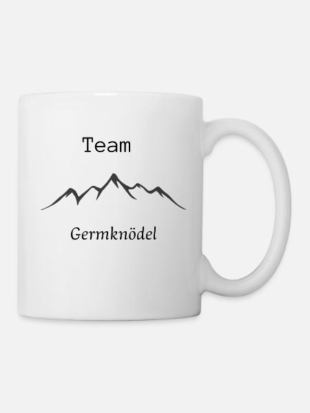 Team Germknödel , wandern - Tasse - Weiß