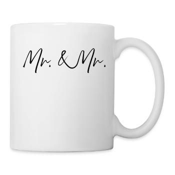 mr and mr pride wedding - Tasse - Weiß - Rechts