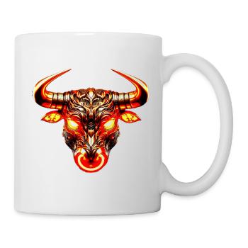 Bull - Tasse - Weiß - Rechts