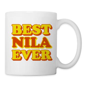 Nila prénom drôle cadeau - Mug blanc - blanc - Droite