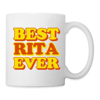 Rita Vorname Lustiges Geschenk - Tasse - Weiß - Rechts