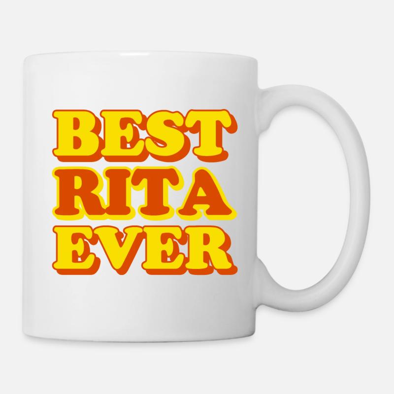 Rita First Name Funny Gift - Mug - white