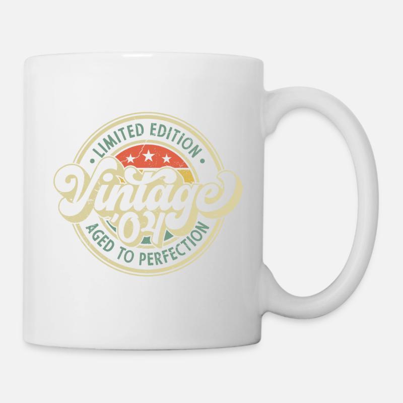 Vintage '04 - Aged To Perfection - Mug - white
