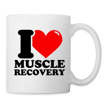 J’aime la récupération musculaire – Fitness Haltérophilie - Mug blanc - blanc - Droite