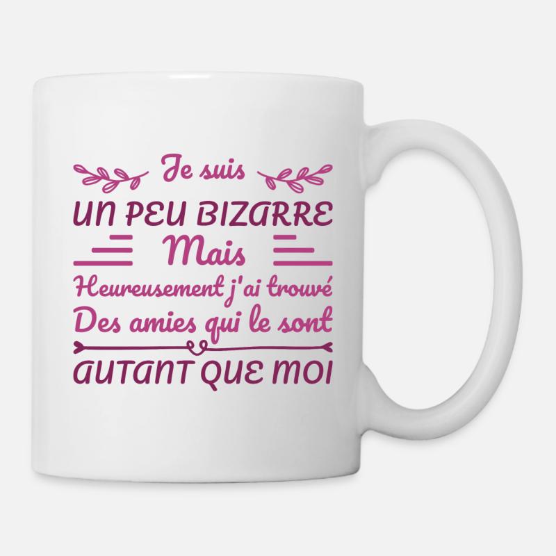 Ich bin ein bisschen komisch - Tasse - Weiß