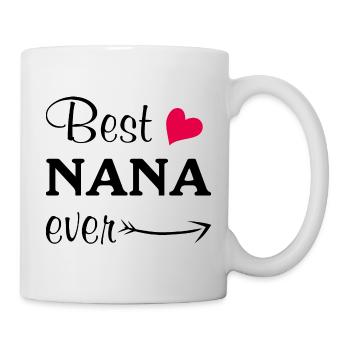 Best nana ever - Mug - white - Right