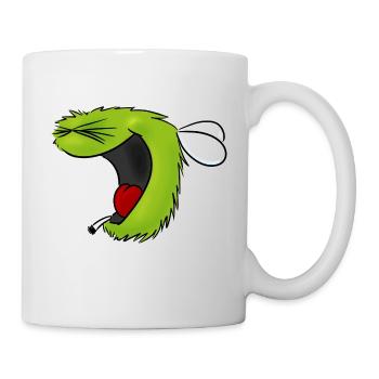 Hahahahaha -Hummel - Tasse - Weiß - Rechts