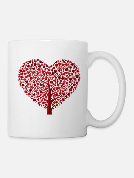 Cœur - Mug blanc - blanc
