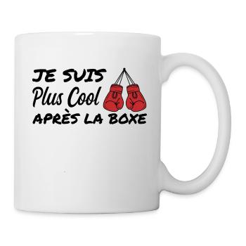 I'm cooler after boxing | Boxing Humor - Mug - white - Right