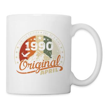 Original Avril 1990 Cadeau Millésime Avril 1990 - Mug blanc - blanc - Droite