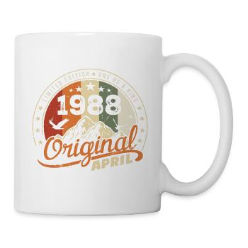 Original Avril 1988 Cadeau Millésime Avril 1988 - Mug blanc - blanc - Droite