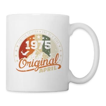 Original Avril 1975 Cadeau Millésime Avril 1975 - Mug blanc - blanc - Droite