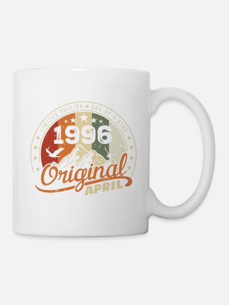 Original Avril 1996 Cadeau Millésime Avril 1996 - Mug blanc - blanc