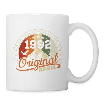 Original Avril 1992 Cadeau Millésime Avril 1992 - Mug blanc - blanc - Droite