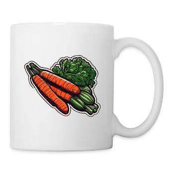 Food / Vegetables / Market / Vitamins / Design - Mug - white - Right