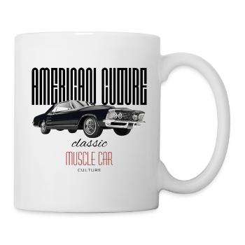 American Culture musclecars Design - Mug - white - Right