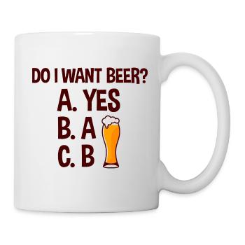 Do I Want Beer, A Yes 3 - Mug - white - Right